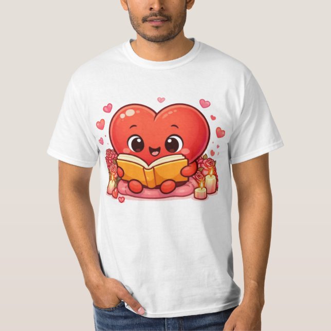 Camiseta Love Stories Begin Within the Heart (Anverso)