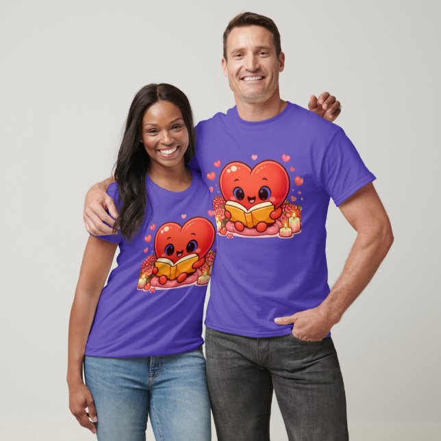 Camiseta Love Stories Begin Within the Heart (Unisexo)