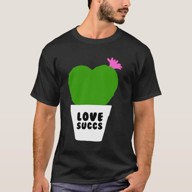 Camiseta Love Succs Succulent Cactus (Anverso)