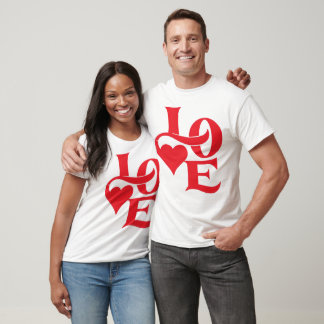 Camiseta "Love" T-Shirt Blanc
