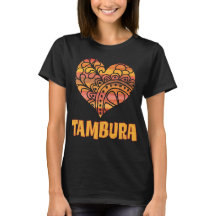 Love Tambura Naranja Mandala Heart Indian Music