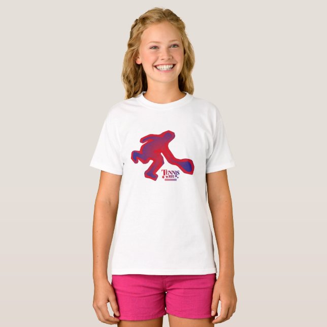CAMISETA LOVE TENNIS BY MASANSER PIXELAT (Anverso completo)