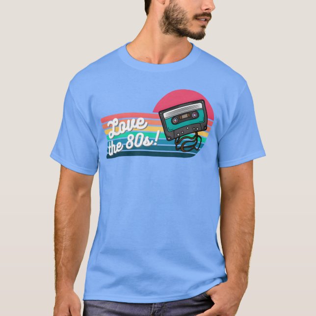 Camiseta Love the 80s family (Anverso)