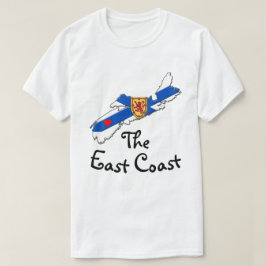 Camiseta Love The East Coast Heart Nova Scotia shirt