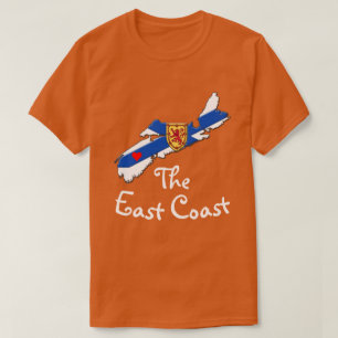 Camiseta Love The East Coast Heart Nova Scotia shirt