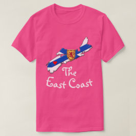 Camiseta Love The East Coast Heart Nova Scotia shirt