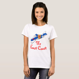 Camiseta Love The East Coast Heart Nova Scotia shirt