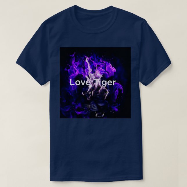 Camiseta Love Tiger (Diseño del anverso)