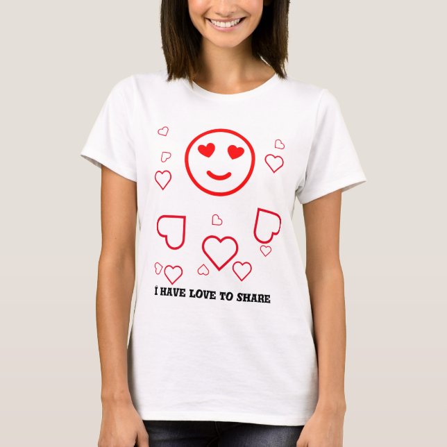 Camiseta Love to share (Anverso)