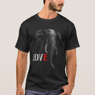 Camiseta Love Tusk Trunk Zoo Circus Wilmoth Woodland E