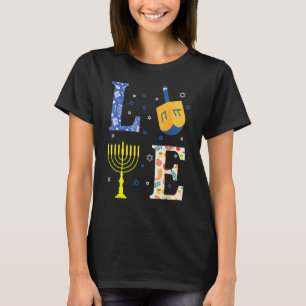 Camiseta Love u2013 Holiday Season Judaism Jewish Faith Fan
