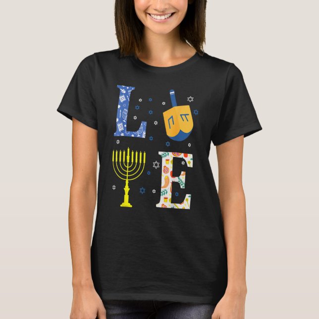 Camiseta Love u2013 Holiday Season Judaism Jewish Faith Fan (Anverso)