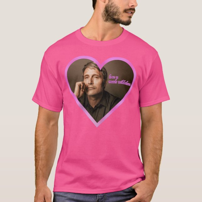 Camiseta Love U Mads Mikkelsen (Anverso)