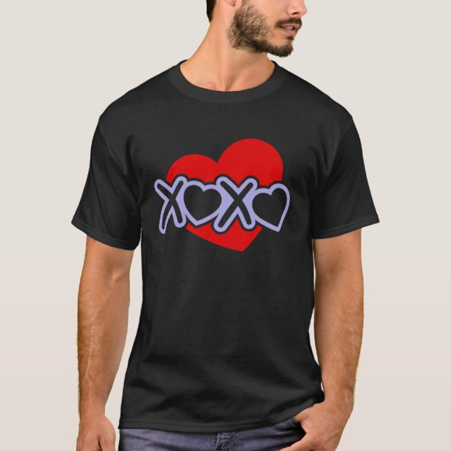 Camiseta Love Valentine s Day Couple Relationship Heart  In (Anverso)