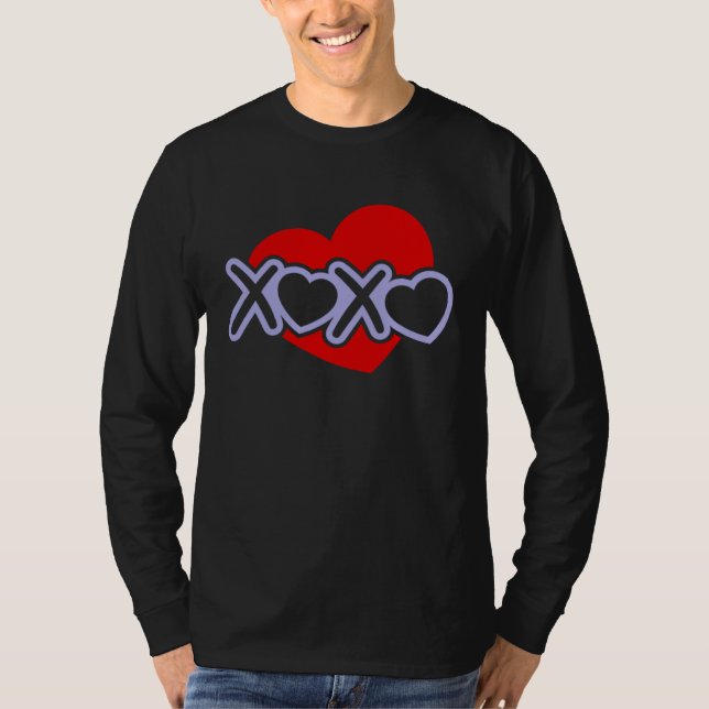 Camiseta Love Valentine s Day Couple Relationship Heart  In (Anverso)