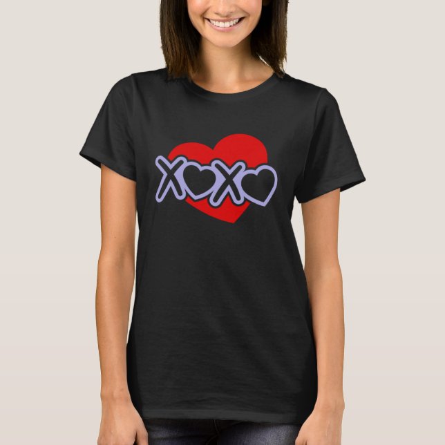 Camiseta Love Valentine s Day Couple Relationship Heart  In (Anverso)