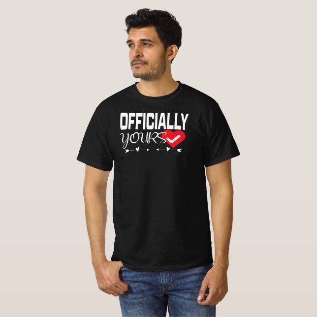 Camiseta Love Verified Heart Checkmark  (Anverso completo)