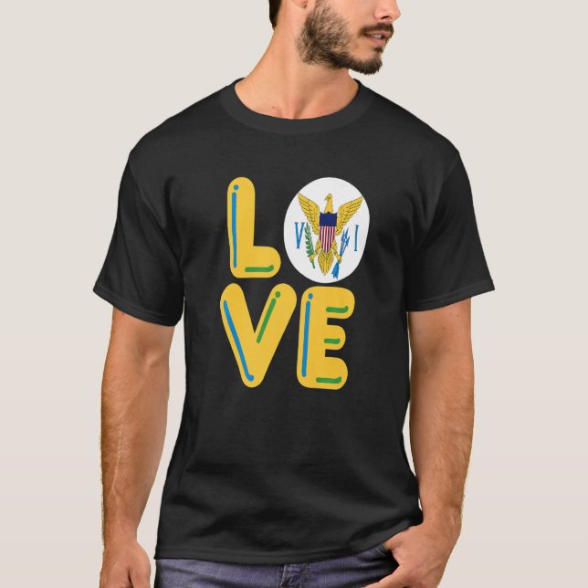 Camiseta LOVE  Virgin Islands (Anverso)