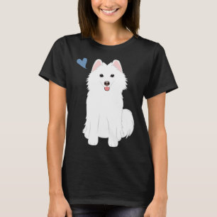 Camiseta Love White Pomsky Pomeranian Husky