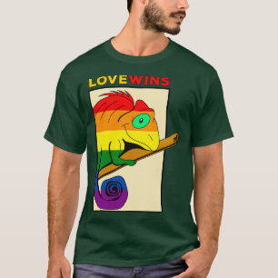 Camiseta Love Wins Chameleon