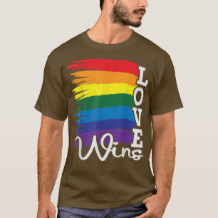 Camiseta Love Wins LGBTQ Pride Month 