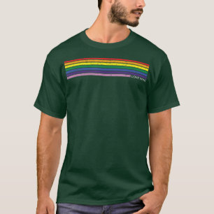 Camiseta Love Wins Rainbow Gay Pride LGBTQIA+ Month Equalit
