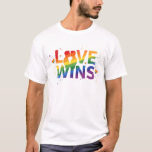 LOVE WINS T-Shirt | Gay Pride for Men | LGBTQ