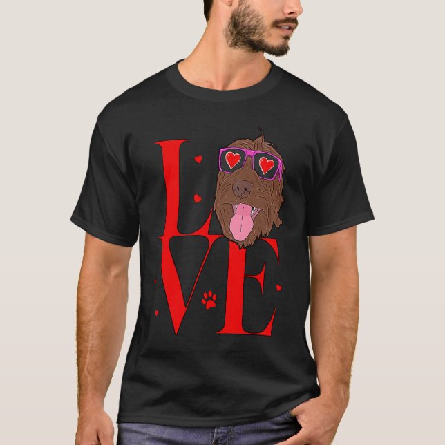 Camiseta Love Wirehaired Pointing Griffon (Anverso)