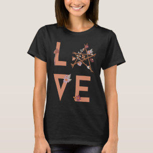 Camiseta LOVE Witchy Women's Clothes Fun Chicas Florales Pe