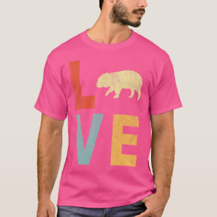 Camiseta Love Wombat Lover Cita divertida de Wombat