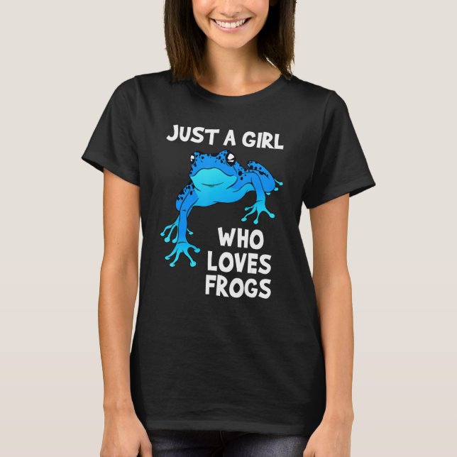 Camiseta Love Women's Blue Frog (Anverso)