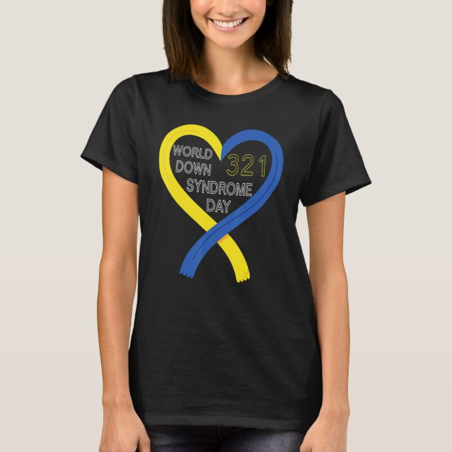 Camiseta Love World Down Syndrome Awareness Day Love 11 (Anverso)
