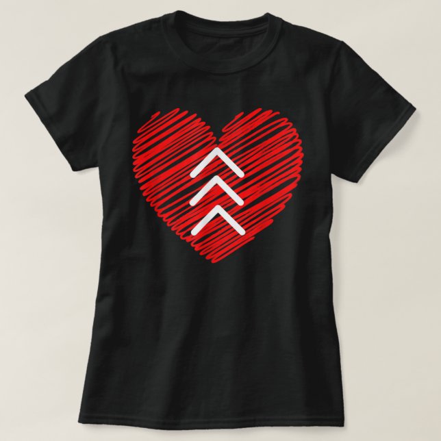 Camiseta Love World Down Syndrome Awareness Day Love 3 Arro (Diseño del anverso)