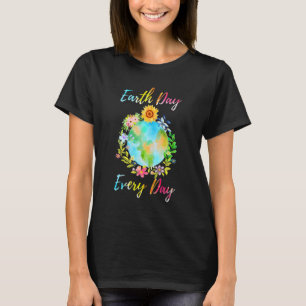 Camiseta Love World Earth Day 2022 Planet Environmental Flo