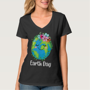 Camiseta Love World Earth Day 2022 Planet Environmental Flo