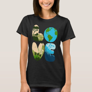 Camiseta Love World Earth Day 2023 Save Planet Environment