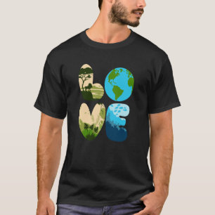 Camiseta Love World Earth Day 2023 Save Planet Environment