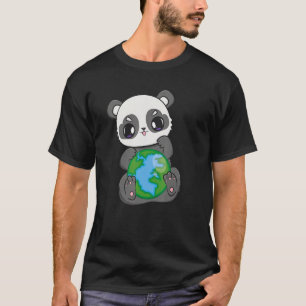 Camiseta Love World Earth Day Panda Earthday Environmental