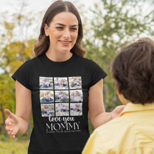 Camiseta Love you Mommy Collage Photos childrens