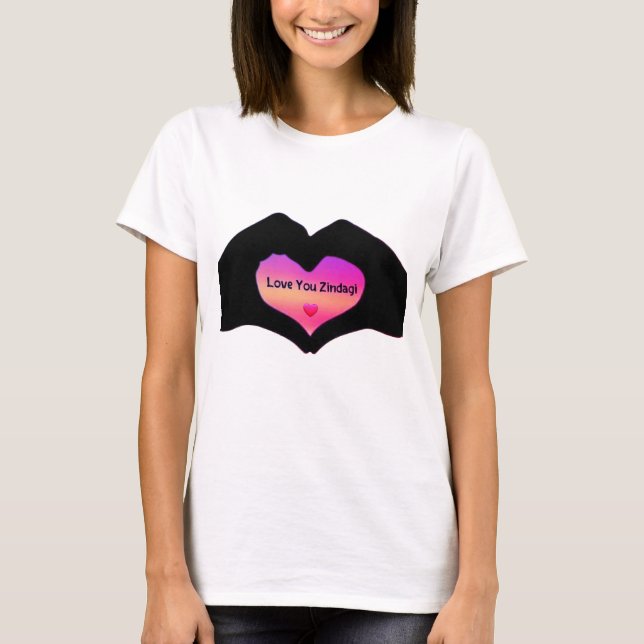 : Camiseta "Love You Zindagi" (Anverso)