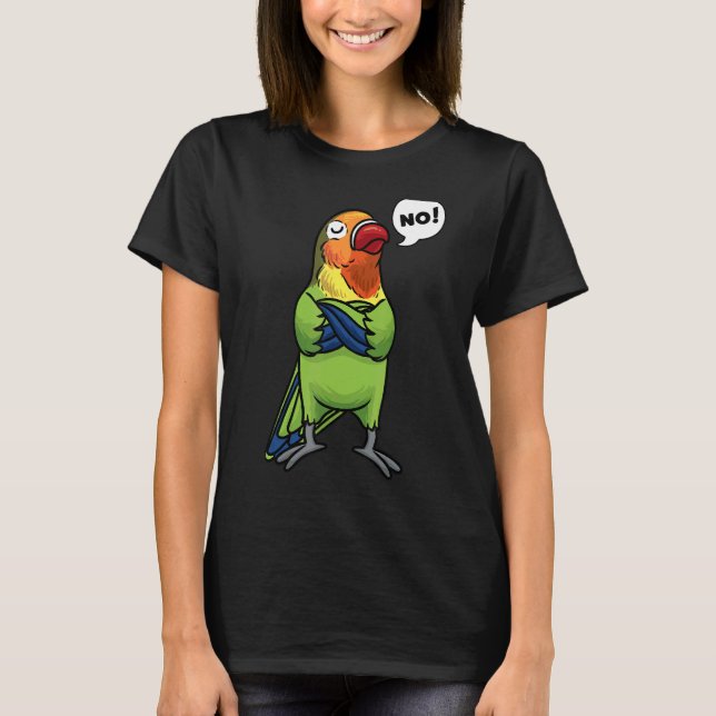 Camiseta Lovebird Bird Stubborn (Anverso)