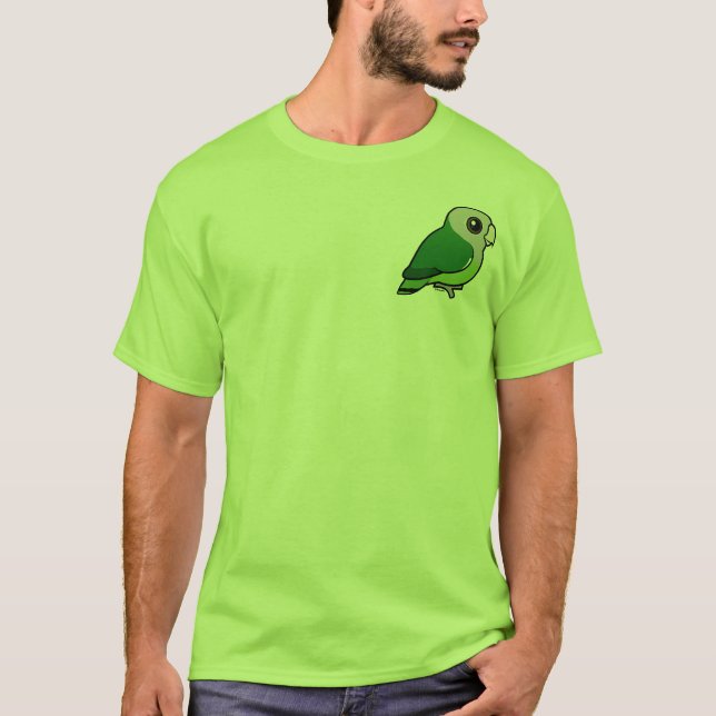 Camiseta Lovebird Gris-dirigido (Anverso)