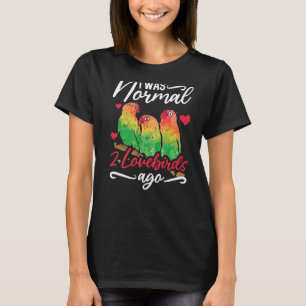 Camiseta Lovebird Peach Faced Parrot Mascota Africano Fisch