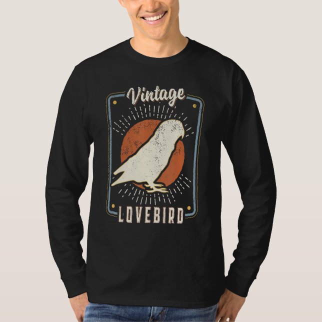 Camiseta Lovebird Vintage Retro Classic Animal Love 1 (Anverso)