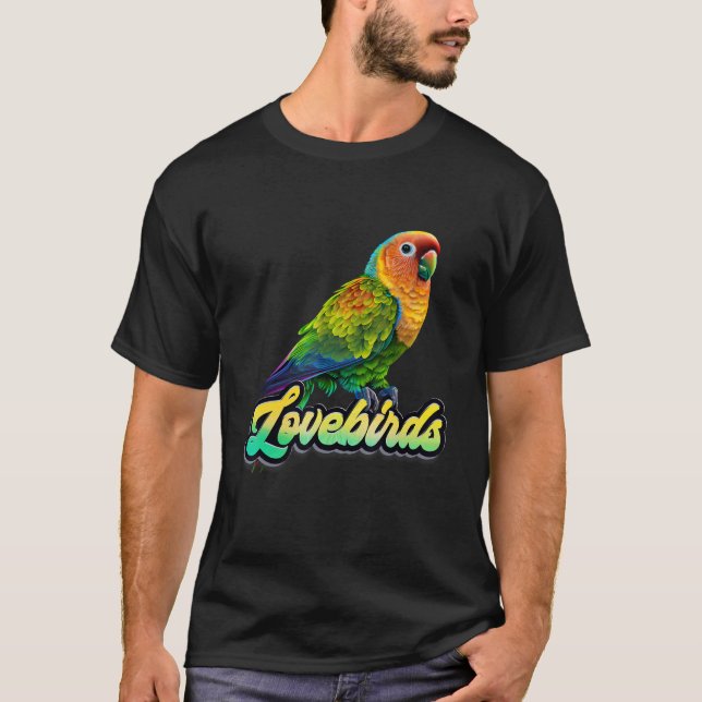Camiseta Lovebirds LOVE Bird Love Birds Lovebird Bird (Anverso)