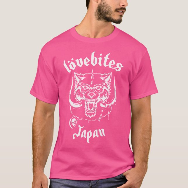 Camiseta Lovebites Japón Motohead Logo Pastiche (Anverso)