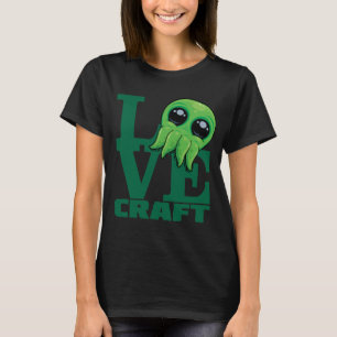 Camiseta Lovecraft Baby Cthulhu Design - Spooky Cute Love