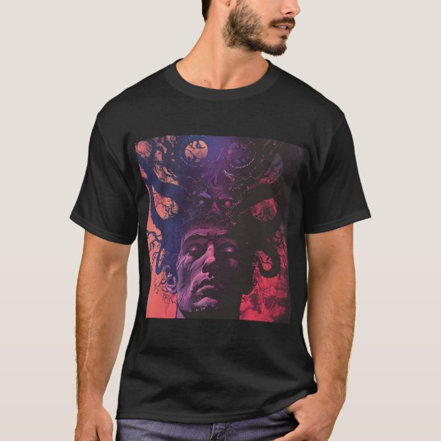 Camiseta Lovecraftian Dark Fantasy (Anverso)