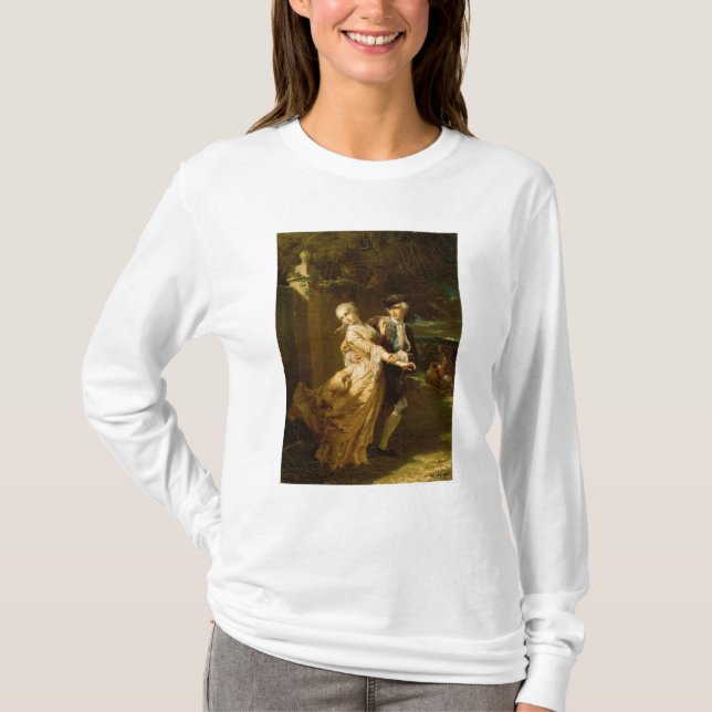 Camiseta Lovelace que secuestra a Clarissa Harlowe, 1867 (Anverso)