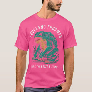 Camiseta Loveland Frogman Creatura Mítica Criptozoología C